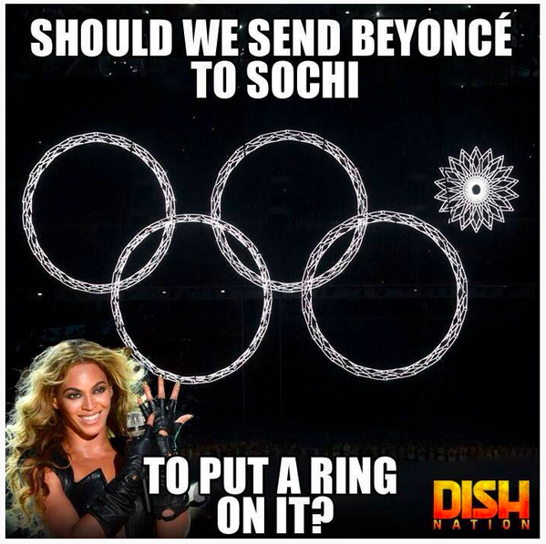 sochifun's tweet image. Is it a #RingFail? Sure it is! But there is also a #RingFix by Beyonce: youtube.com/watch?v=4m1EFM… #SochiProblems #Sochi
