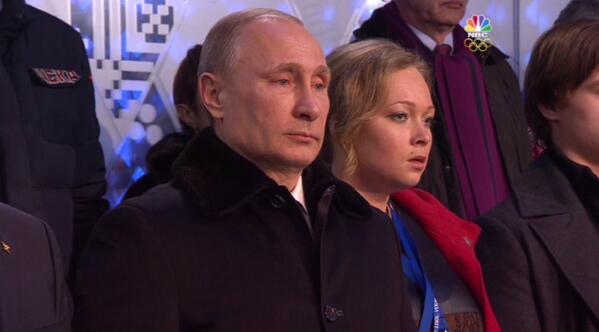 BuzzFeed's tweet photo. Vladimir Putin Was Even More Bored Than You During The Opening Ceremony
http://t.co/W11LqNKkp9 http://t.co/EjrdAJ413W