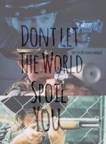Strong4Chandler's tweet image. My edit😁😊 
"Don't let the world spoil you"