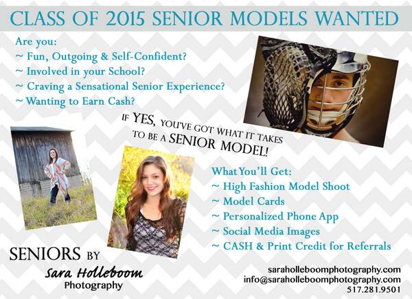 saraholleboom's tweet photo. Class of 2015 Senior Models Wanted!  Contact me today!  http://t.co/UgEnLJs2Yp  @SCjuniors2015 @SCHSY @swartzcreekad http://t.co/5xpJjdG0nC