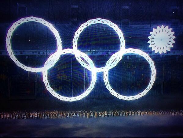 glovelace's tweet image. There's actually something very beautiful about #RingFail #SochiProblems