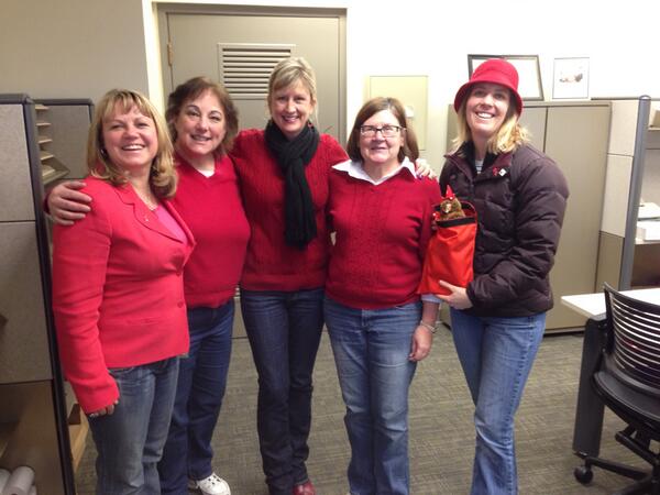 PSETalk's tweet photo. Weโre participating #WearRedDay2014 to support @American_Heart & fight against #heartdisease in women.#GoRedChallenge http://t.co/JKfsdzBaqU