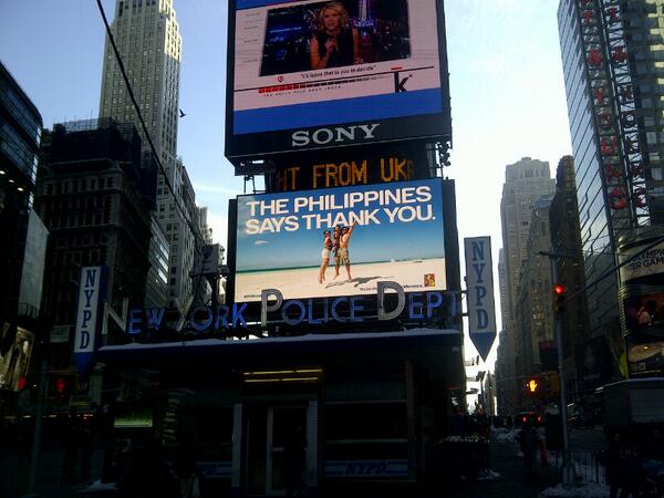 MoMoffit's tweet photo. Proud to show off the #PHthankyou campaign in Times Square NYC #client http://t.co/P0WNRqMRCb