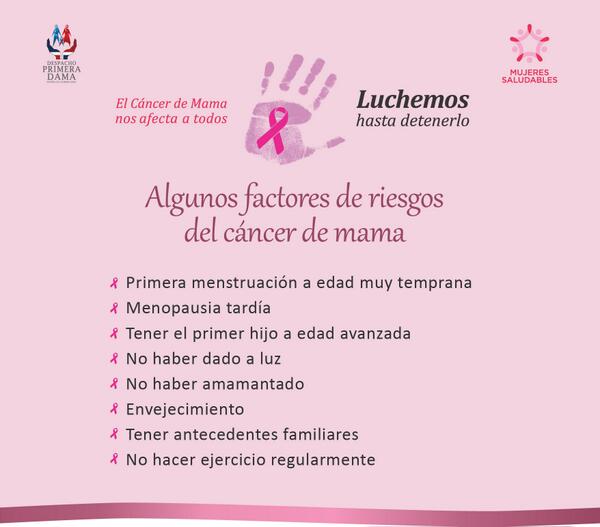 GestionCandidaM's tweet photo. ¿Conoces los factores de riesgo del cáncer de mama? #MujeresSaludables http://t.co/EUYF1OKnmC