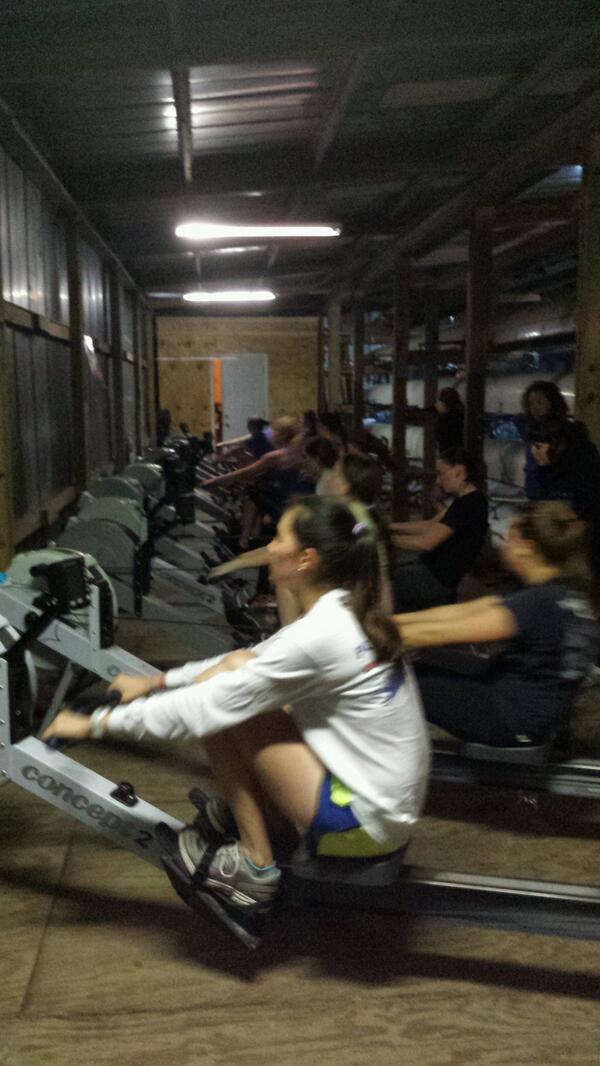 Good day for 2k-1k-2k-1k-2k.  Lady Gators getting work done! #gogators #allabout2k