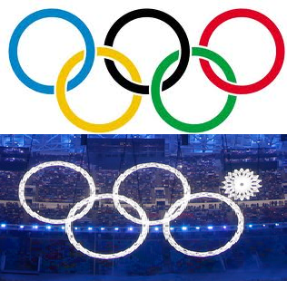 Russia conveniently fails to open the red Olympic circle symboling the American continent. <a href="/washingtonpost/">The Washington Post</a> #Sochi2014