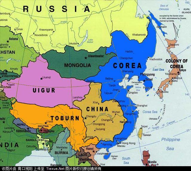 伊達邦彦 中国のサイトで見つけた 韓国の歴史学者による 韓国民族の歴史に符合する韓国地図 中国 の沿岸部はcoreaのものだったし 日本は植民地だった こういう妄想家は日本にもごろごろいるので驚かない Http T Co C6vvbkoffx Twitter