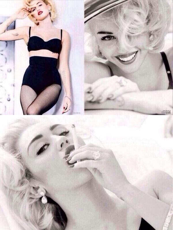 summies13's tweet photo. “@staychiIl: i'm liking Miley's new look http://t.co/qdMilMw2Lc”