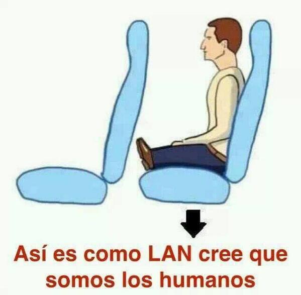kawesqar_'s tweet photo. El cuerpo Humano segun LAN http://t.co/zeSia9uhFU