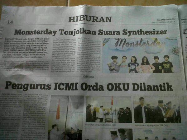 Asiikk hhiw RT <a href="/Taufiqurahman29/">.</a>: Koran palpos ada <a href="/6monsterday/">MONSTERDAY</a>. »» "