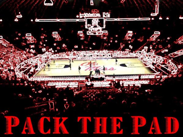 LandSharkNation's tweet photo. Remember HUGE game tomorrow 4 PM .... Missouri/Rebels.. #PackThePad #LayUpGang #Loud #BuildResume http://t.co/cfLy6cha8z