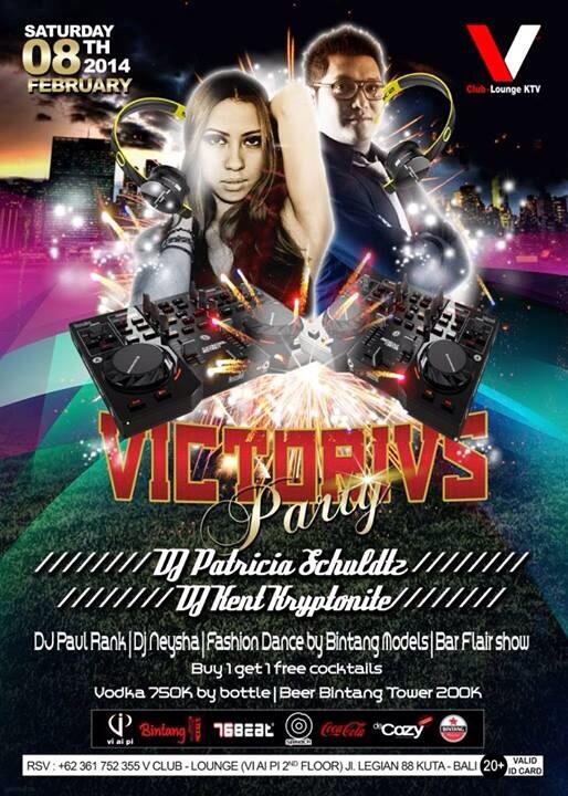 76BeatProd's tweet photo. Tonight @V_ClubBali present VICTORIOUS feat: @PatriciaSpinach &amp; @KentKryptonite http://t.co/ix5Ro721y7