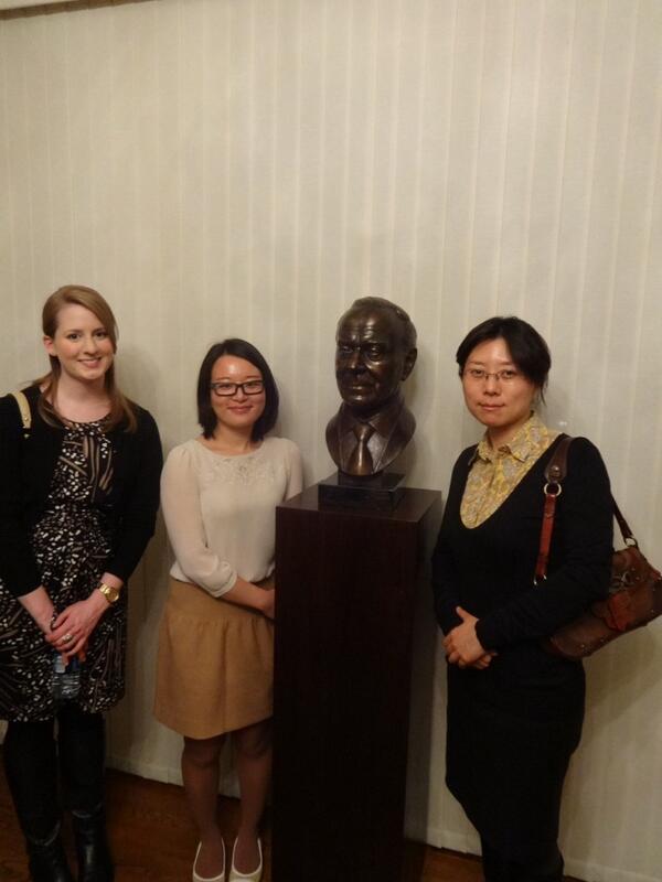 SAISHopkins's tweet photo. #SAISers on a trip to the @azembassyus with the Russia and #Eurasia Club #Azerbaijan @JoshuaNoonan http://t.co/2GoqkOizBu