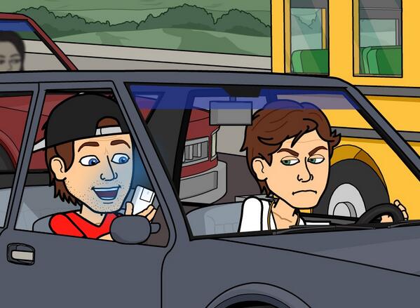 larryroutines's tweet photo. Louis can't see why Harry hates commuting so much! http://t.co/7Xa5Pb8SHO