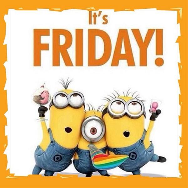 MINlONS's tweet image. ⓒ ☺️✨ Finally, it's Friday! #minions #sogladitsfriday 😄🎉