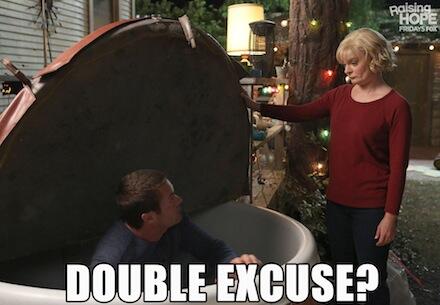 Raising_HopeTV's tweet photo. "Wrong number⦠plusssss, I was ordering a pizza for next week." - #BurtChance #raisinghope http://t.co/L9PrjPcLzU