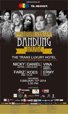 tiketgue's tweet photo. Noted Next week #BandungDekade , konser legendaris para musisi Indonesia :) get ticket now http://t.co/7zzudC8ai9 http://t.co/ZHjkGdCqIX