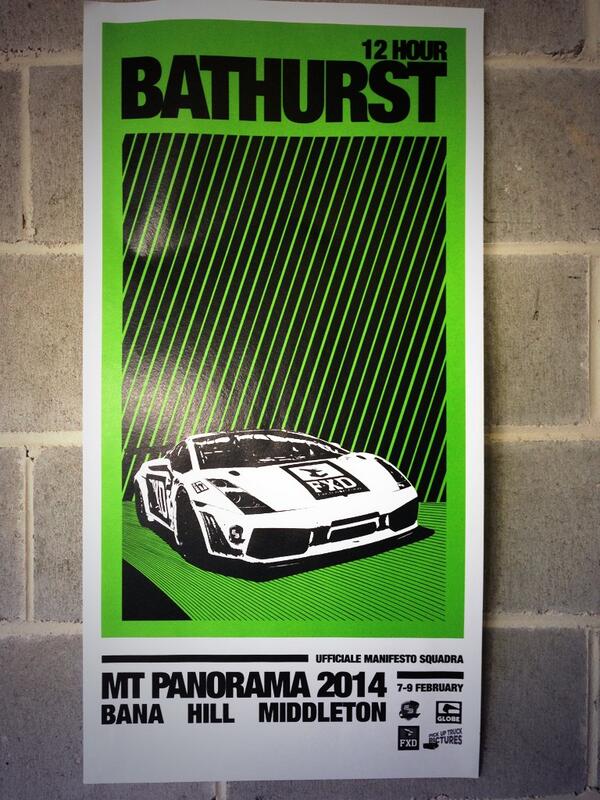 We may not be on pole, but we do have the coolest team poster at #B12hr. Starting from P28 in the morning. #Happy