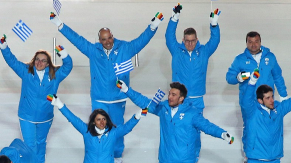 EP_Hellas's tweet photo. 2014 Winter Olympics started! Good Luck Greece!!! @iWinterOlympics @olympicsonnbc #Greece @VisitGreecegr http://t.co/l9x4GBmYyJ