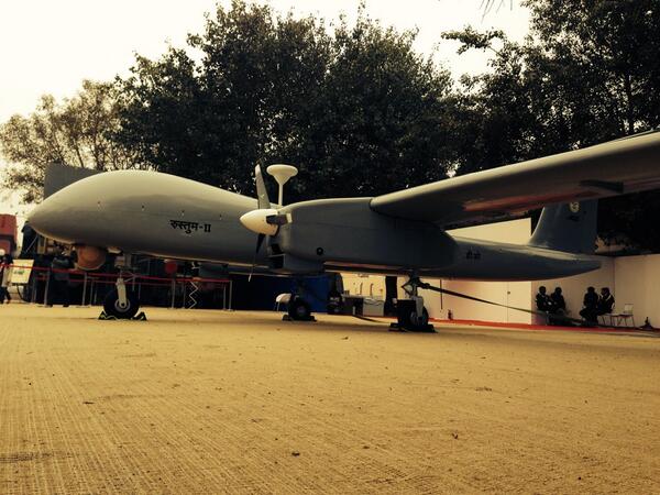 The Rustom-II UAV.