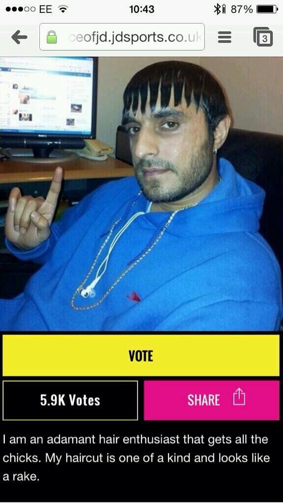 franksminaj_'s tweet photo. Looool I really can't believe this man won http://t.co/MgT3qRx2tb