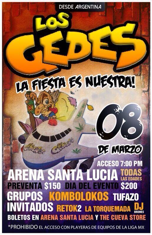 LaTorqueMty's tweet photo. Ay papá... Abriendo para los Gedes http://t.co/MN0zFv3az9