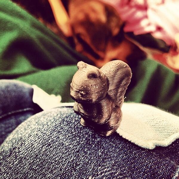 Best3dprint's tweet image. @beccabethbell | My new squirrel friend. #3DPrinting #funwithplastics best-3dprint.com ift.tt/1ldbJoG