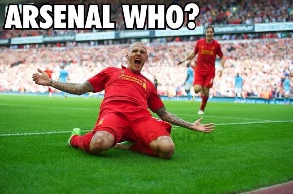 FootballFunnnys's tweet photo. Skrtel 2 goals!! http://t.co/HlIIpPQduY