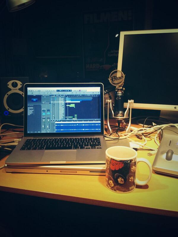 no good work is being done without the Beatles coffee cup #kidastray#thebeatles#hitmaking