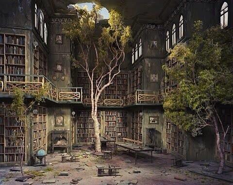 FairyReality's tweet image. Abandon library is like out of a fairytale😍