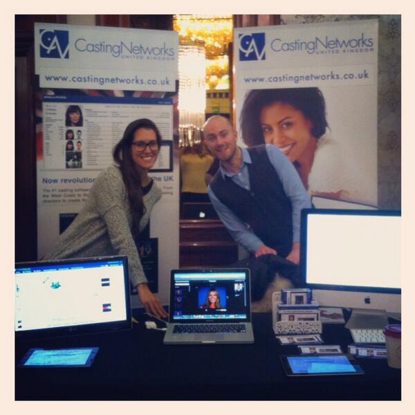 We're busy at #SurvivingActors! Be sure to come say hi and grab a chocolate while you're at it!