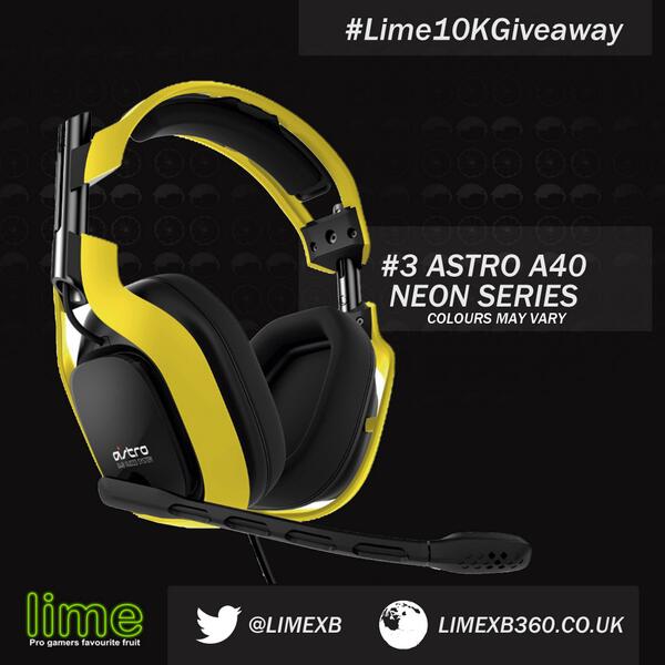 limeprogaming's tweet image. #Lime10KGiveaway PRIZE #3
To enter follow us and @ASTROGaming , #RT and comment using #LimeIWANTTHENEONS