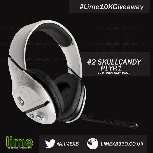 limeprogaming's tweet image. #Lime10KGiveaway PRIZE #2
Win a @skullcandy PLYR 1 Headset, simply follow us, #RT and cmt using #LimeIWANTTHEPLYR