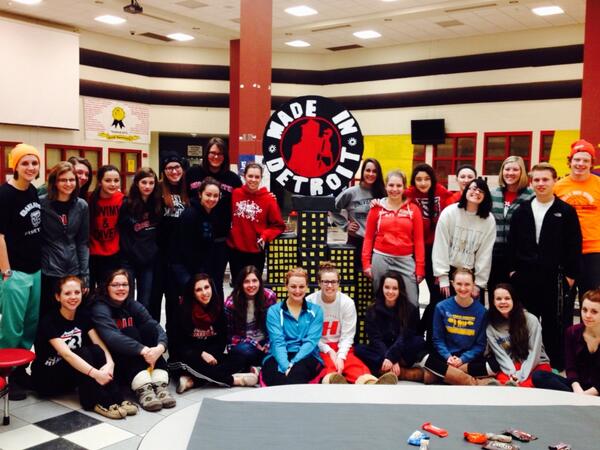 Made in Detroit #snowcoming2014 <a href="/HollyStudents/">Holly High School</a>