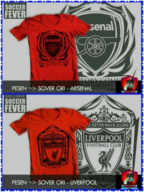 JendralStore's tweet photo. Edisi #soverori Arsenal &amp; Liverpool. 90rb. Beli 2 @ 85rb aja deh . Sms : 085741698303 , pin : 760FBFFC http://t.co/XFPcSk7rIa