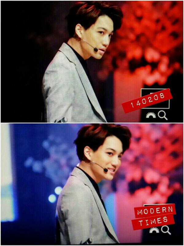 moderntimes__'s tweet photo. 140208 대한민국연예예술상 #종인 #카이 입입술모양도 미소도 어쩜 섹시.. 하. . 지. . http://t.co/pcTR8IflWf