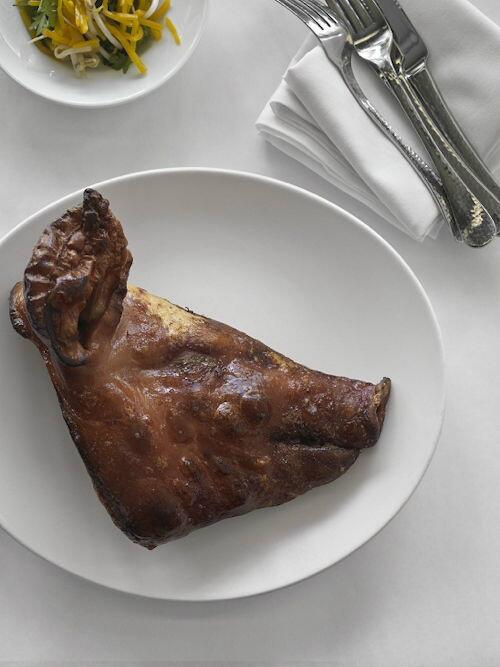 LifeWithAnneli's tweet photo. Whole pig heads R now a thing, served @CraigieOnMain, @DBKitchen, @CBDProvisions, etc. http://t.co/mubNGXokuA http://t.co/3AXbwxCyDE