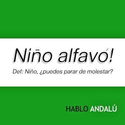La_Antonias's tweet photo. ¡Niño alfavó! #HabloAndalú http://t.co/8Ovb4s9ZwV