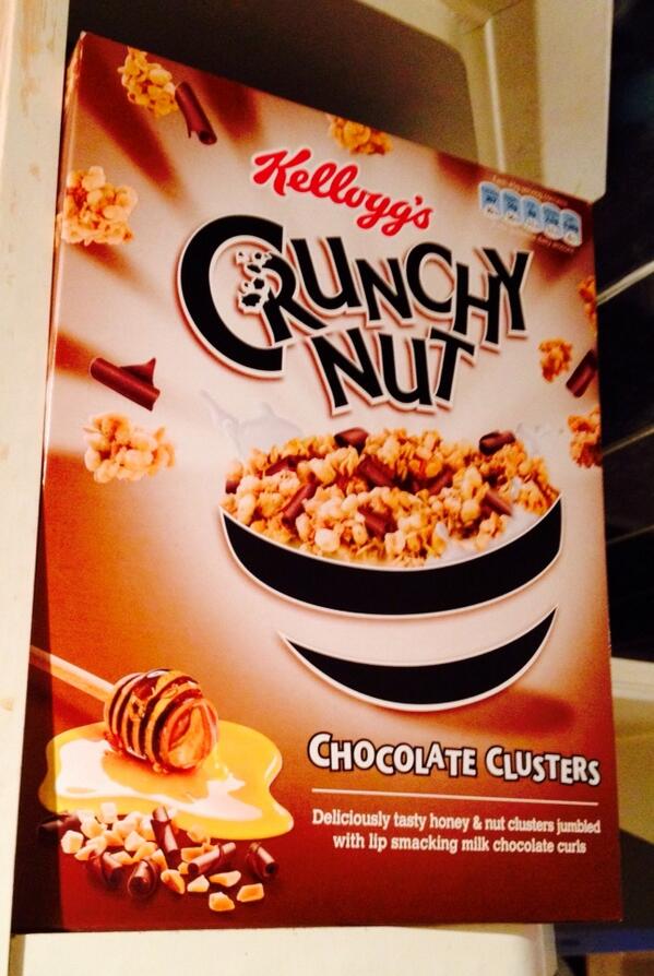 Jana_Kugan's tweet photo. Greatest cereal 👌 #crunchynutclusters http://t.co/EzgB777nne