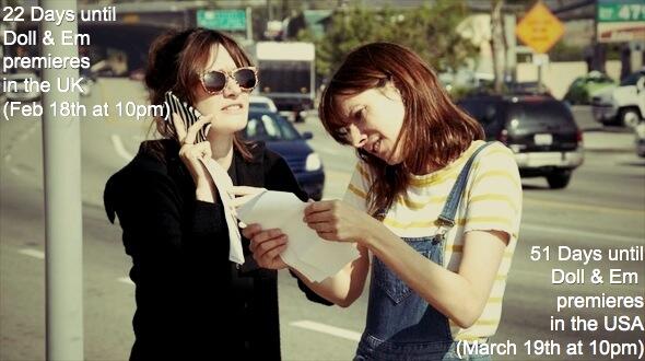 Let's countdown for the premiere of #DollandEm! 22 Days for the UK and 51 Days for the US! <a href="/WellsDolly/">dolly wells</a> #EmilyMortimer