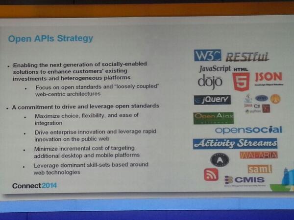 malexanderWork's tweet image. RT @curiousmitch: IBMs Open APIs strategy #IBMconnect http://t.co/dcVDZM1bZR.. 
#opensocial
#opentechnologies