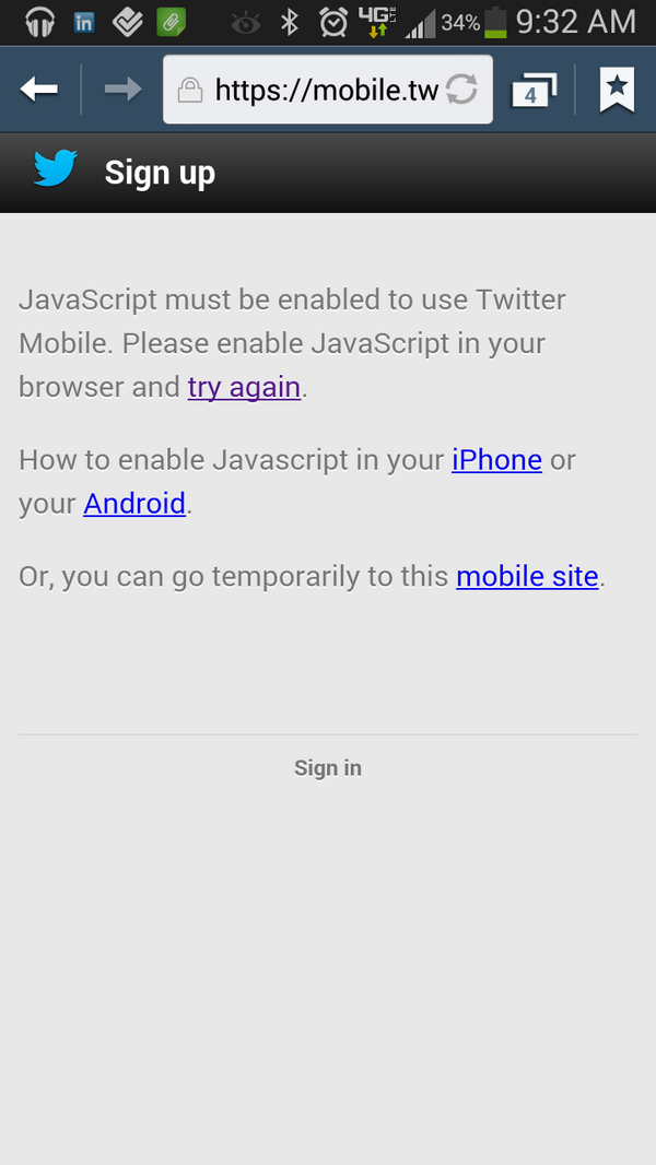 flexengineer's tweet image. Trying to search a user on Twitter, cant do it on the mobile app &amp;amp; this is what I get on the web #FAIL #OccupyHTML5