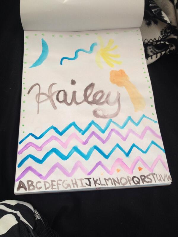 haileyshepherd3's tweet image. You can tell it&apos;s Monday morning when I come out of class with a water color painted doodle... #EducationClass