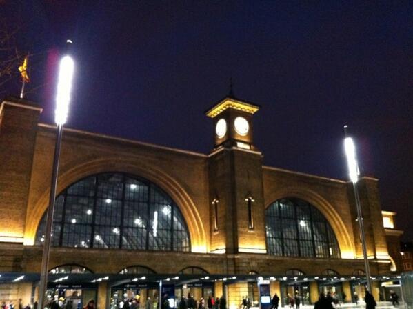 NorthernFood's tweet photo. Best station facade in the country (except Huddersfield of course). Miles better than the gothic filth next door. http://t.co/MRP6n1BpHi