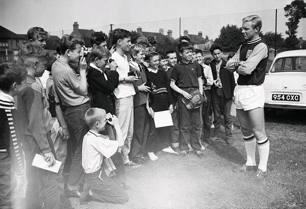 Bobby Moore, en 1962. #futbolHistorico #westham