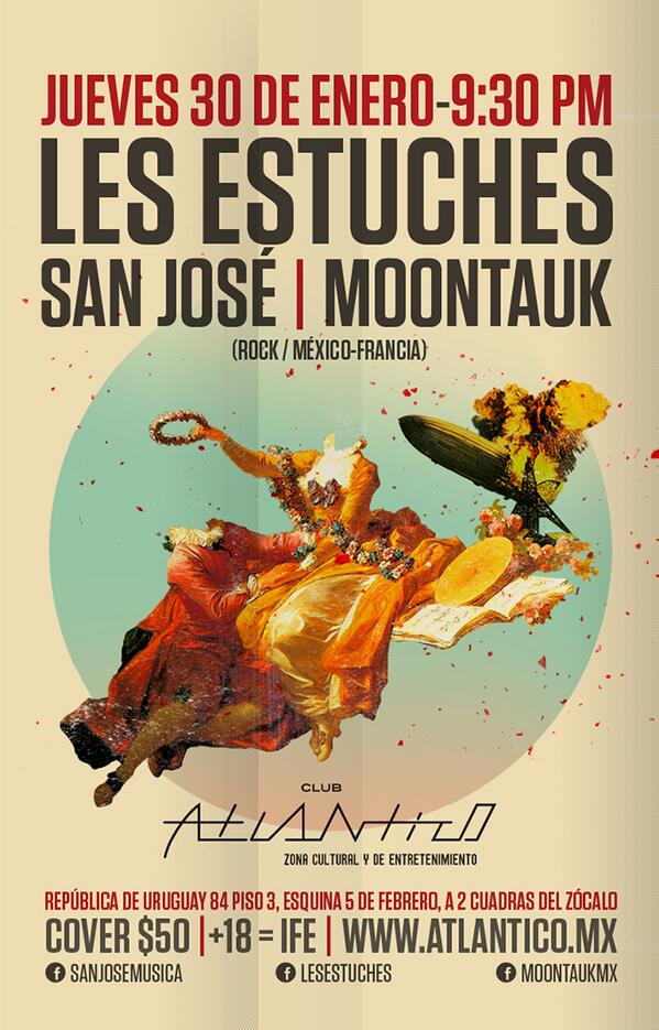 ¡¡ Bandita nos vemos el Juebebes en el <a href="/club_atlantico/">Club Atlántico</a> junto a <a href="/SanJoseMusica/">San José Música</a>  y <a href="/Moontaukband/">M O O N T A U K</a> pa echar rock!!