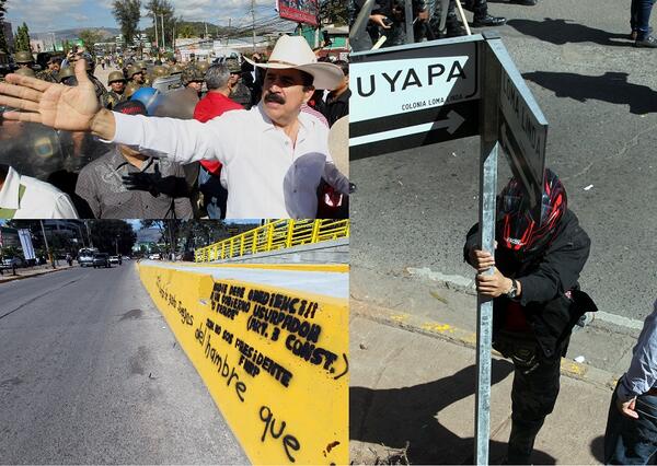 diarioelheraldo's tweet photo. Repudian vandalismo en protesta de Libre en #Tegucigalpa  http://t.co/zTNt1LvJUg http://t.co/AAVhroyLnS