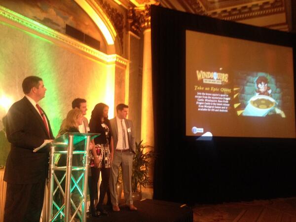dovhoffman's tweet photo. Time to call up @mindgrub for their award at the @AMABaltimore #30thMEA! #Windsquire @NoOrdnryCherry http://t.co/6WNynSGKg2