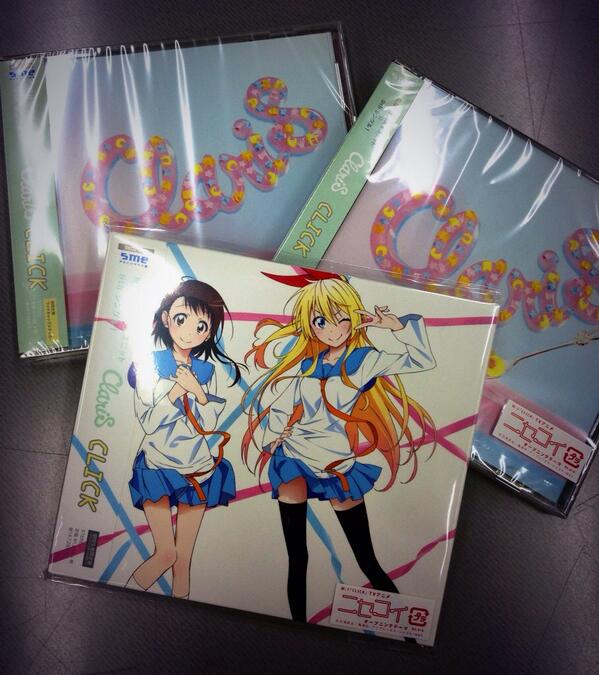 Claris スタッフ على تويتر Clarisの新曲 Click いよいよ明日発売です ぜひ聴いて下さいね Nisekoi ニセコイ Claris Http T Co C2hxme4xet