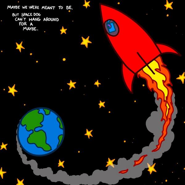 E_MasNewton's tweet image. #SpaceDog truths. #explodingdog